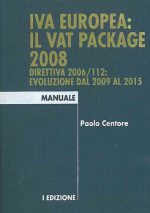 MANUALE IVA EUROPEA IL VAT PACKAGE 2008